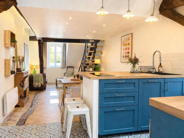 signature bois et cuir - appartement d exception