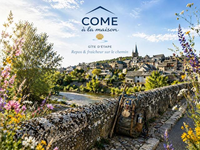 Gîte d'étape Côme à la maison - Sur le GR 65 -Saint Côme d'Olt