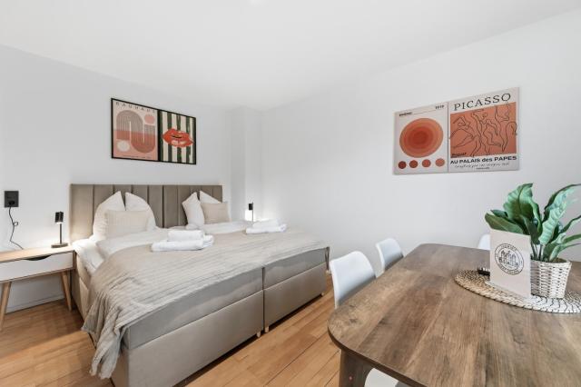 LudwigsCozyEscape - Helles, neu saniertes Design Apartment am Barockschloss, 6 Gäste, WLAN, Workspace, Smart TV, 24h Check-in, Parken in Gehweite