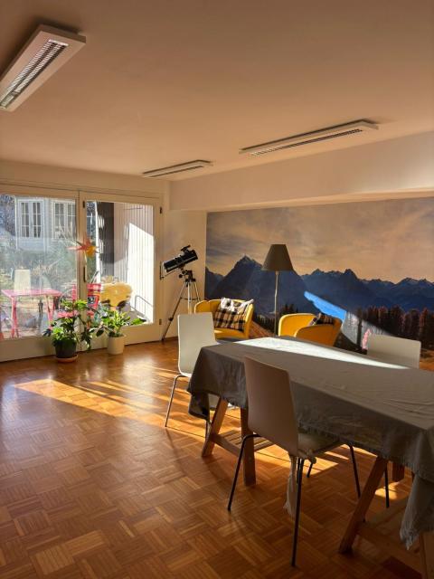 cozy bedroom and study with terrace