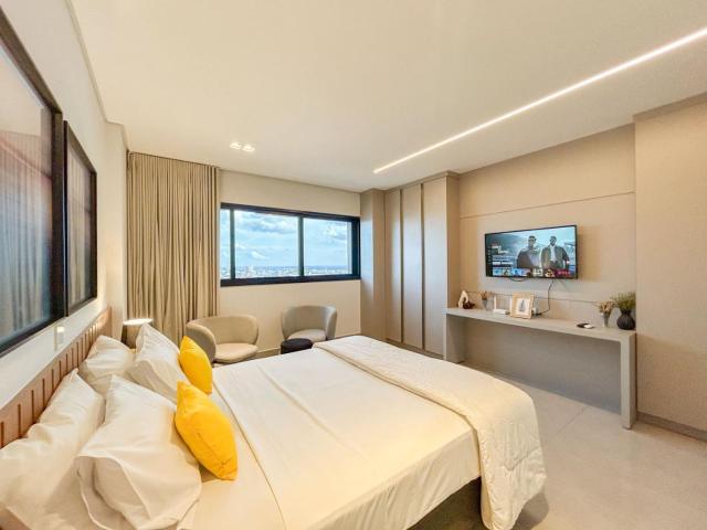 Flat de Luxo com Quarto Privativo 22º Andar no Vertigo
