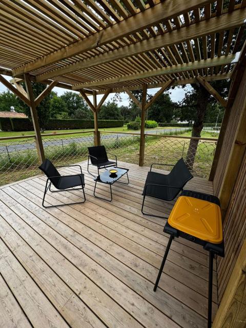 Ecofriendly tinyhouse on an enclosed property