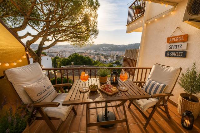 Pau Picasso 3 - Piso en Tossa con terraza y A/A