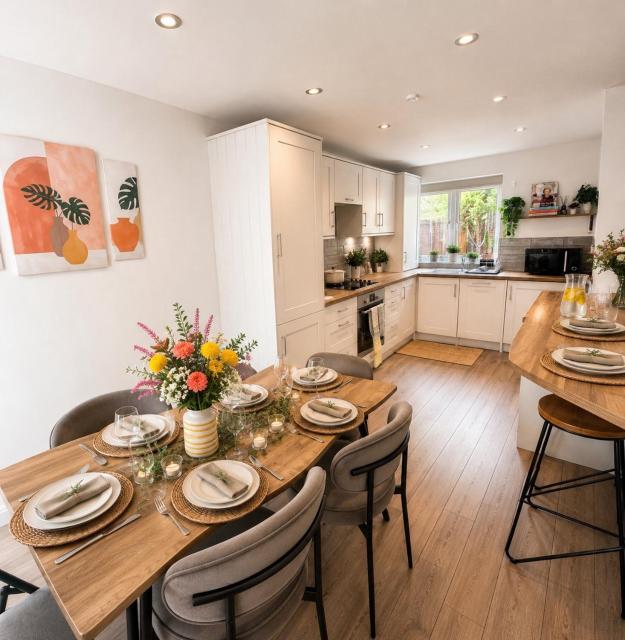 Modern House - Sleeps 12 - Birmingham City - FREE Parking