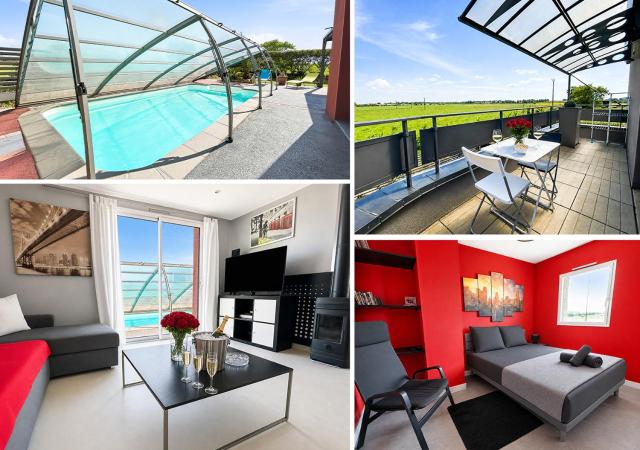 Élégante maison familiale, terrasse & piscine