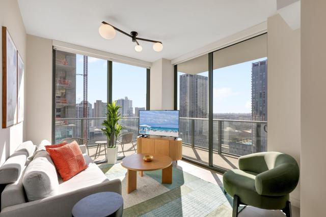 CRO-2801 Luxury Corner 2 Bedrooms in Downtown Miami