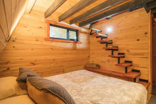 M Refugio 2 personas cocina Tinaja Bosque Cerca centro de ski