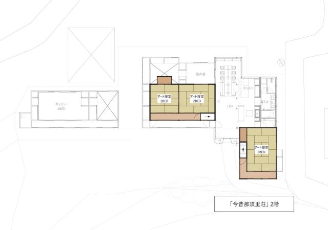 今昔那須里荘 築100年の日本家屋とアートの宿