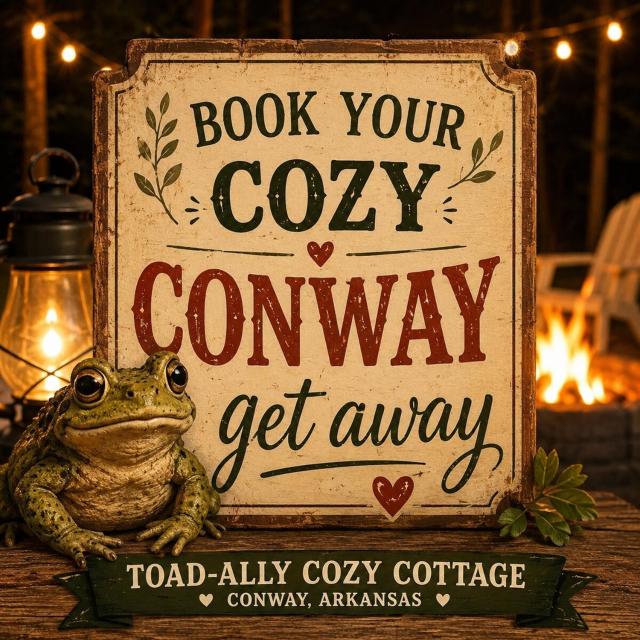Toad-Ally Cozy Cottage - Conway Getaway