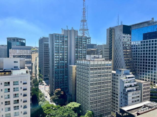 Flat Jardins - Arrumação diária, vaga, 1 minuto da Paulista