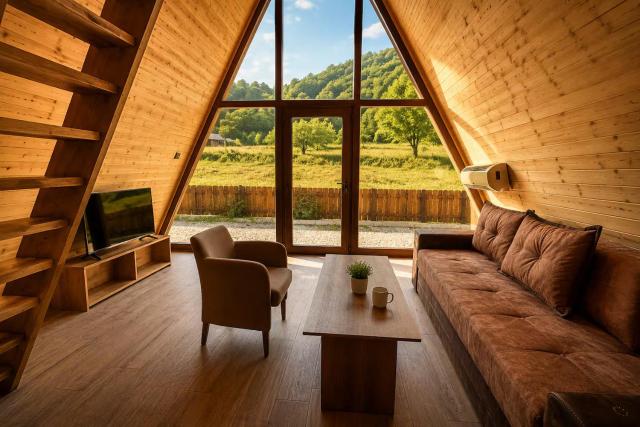 Wooden Cabin 1 with Pool Access - Bate Bole Resort