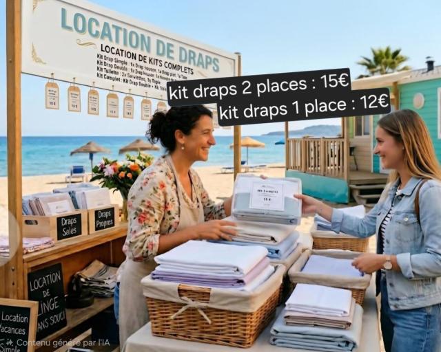 Mobil-home 4chambres-10 couchages - Parking gratuit