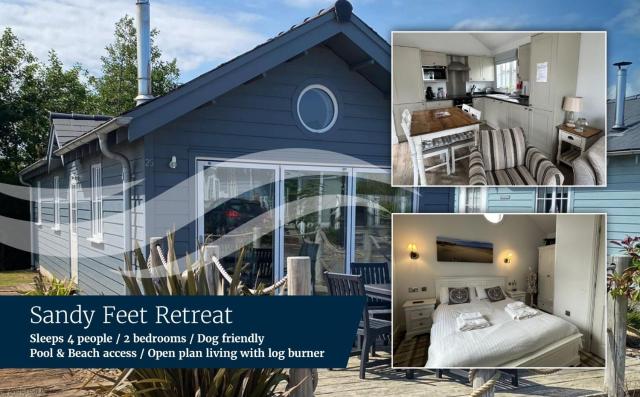 Lens Sandy Collection - collection of 2 beach houses and one Seaview cottage - Part of the The Bay Filey Holiday Village with pool, gym and direct beach access, pub, restaurant, tennis and meadows walks
