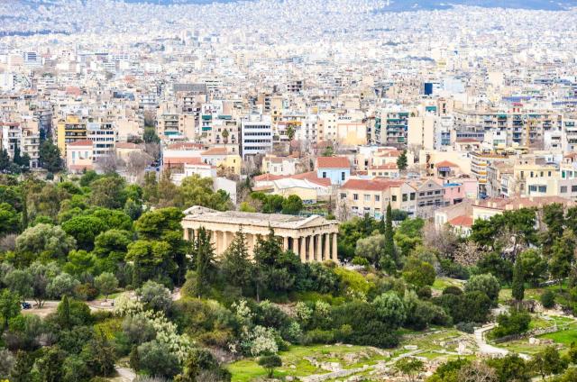 Athens Thiseio metro stop 12 min to the Acropolis
