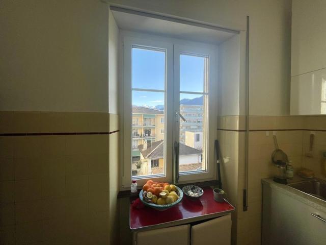 Sunny and central flat in downtown Lugano