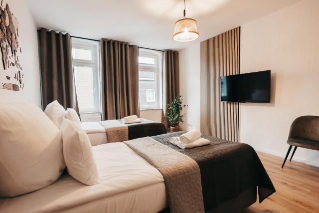 ATLAS Apartment 5 Oberhausen, 3 Zimmer, Nähe Bahnhof, Westfield Centro