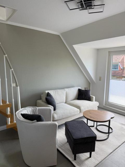 Apartment "Skipper" Allergiker geeignet Südbalkon Sauna und Parkplatz - 200 m zum Deich