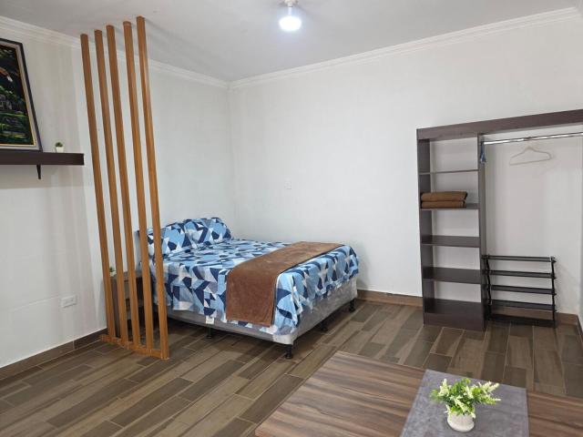 Room in a residential complex across from the airport