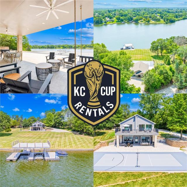 KC's Only Lake House w Dock and Sport Court!