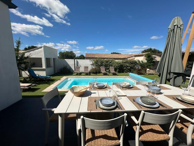 Villa charmante - piscine - 3 chambres - clôturée