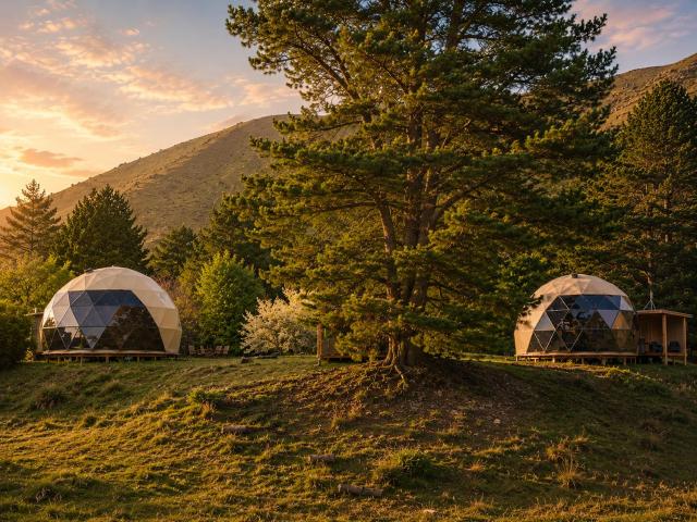 Danseys Pass Lavender Farm Domes
