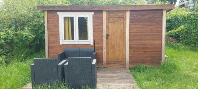 Domek GLAMPING PLUS na Polu namiotowym RADOŚĆ