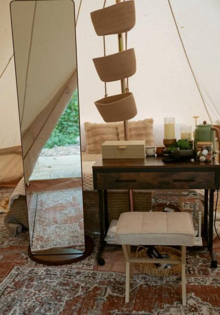 Romantic Riverside Glamping Tent with Private Golf Cart Near Long Eddy, New York
