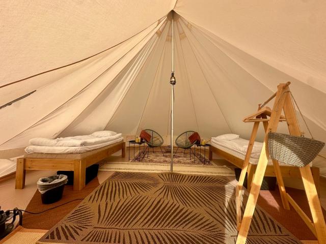 Glamping by the sea