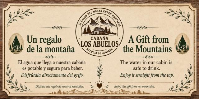 Cabaña Los Abuelos -Refugio de montaña familiar