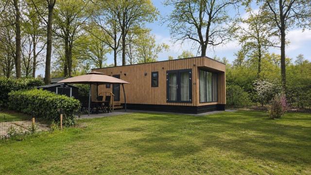 Chalet on Camping De Pallegarste in Overijssel close to Hellendoorn and Wildlands
