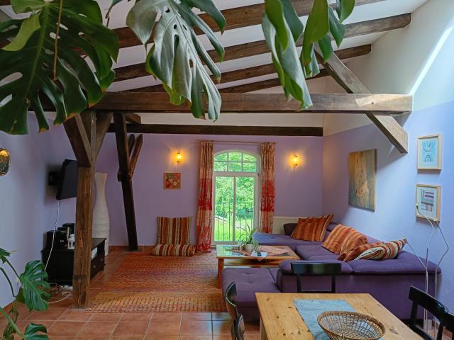 Ferien am Schloss - Wohnung 5 "der Hahn", Ferienwohnung am Badesee