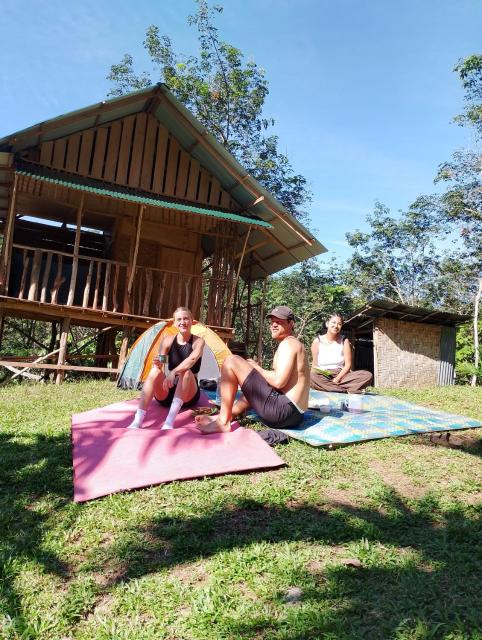 WOOD CABIN LODGE IN THE FOREST book here treking with us
