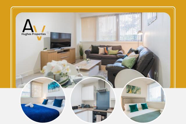Central Milton Keynes 2-Bed Apartment - Parking By AV Hughes Properties