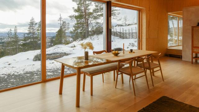 Architect cabin with view in Eggedal