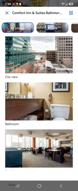 The comfort in and suites Baltimore inner harbor