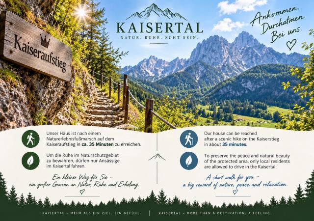 Veitenhof Alm im autofreien Kaisertal