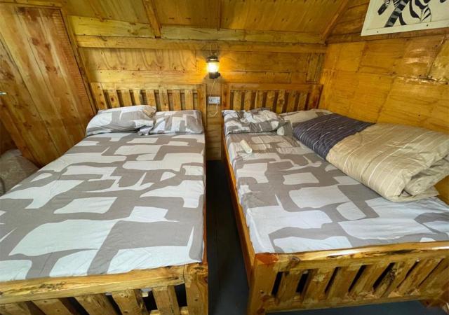 Mud and Wooden Cabin