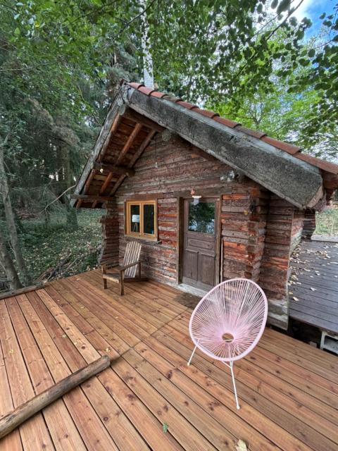 La cabane de l'étang en amoureux