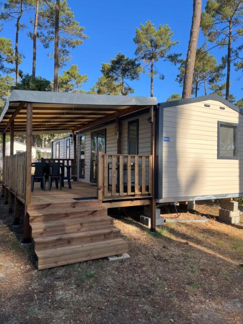 MH T02 MAGNIFIQUE 2ch 2sdb 40m2 dans camping 4 étoiles avec parc aquatique