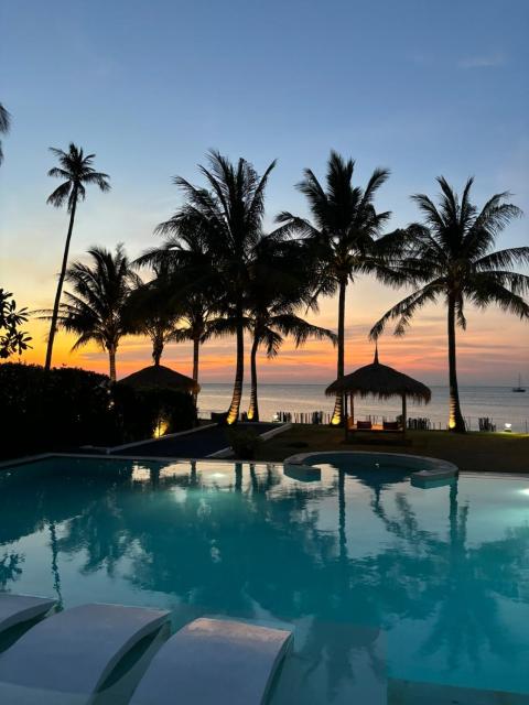 Malee Beach villa beach villa med pool