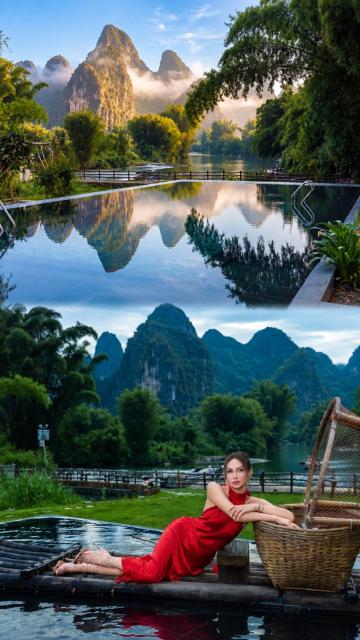 L'Eau Vive de Qixi Meidi - Riverfront Infinity Pool & Log Cabin Cafe - Outdoor Cooking Class - English Speaking Service - E-Bike Tours - Complimentary Shuttle within 8 Kilometers