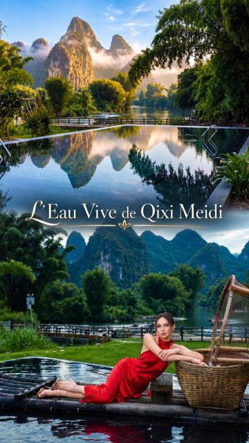 L'Eau Vive de Qixi Meidi - Riverfront Infinity Pool & Log Cabin Cafe - Outdoor Cooking Class - English Speaking Service - E-Bike Tours - Complimentary Shuttle within 8 Kilometers