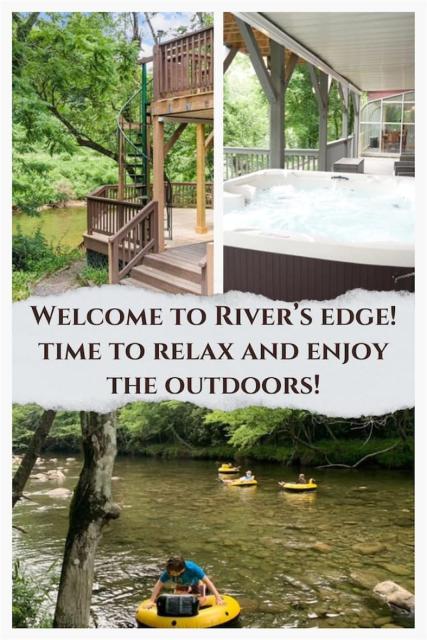 Near WCU~Fire Pit~Hot Tub~Game Room~River Front!