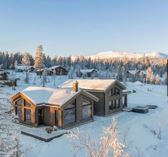 Exclusive cabin in Trysil with hot tub near ski slope