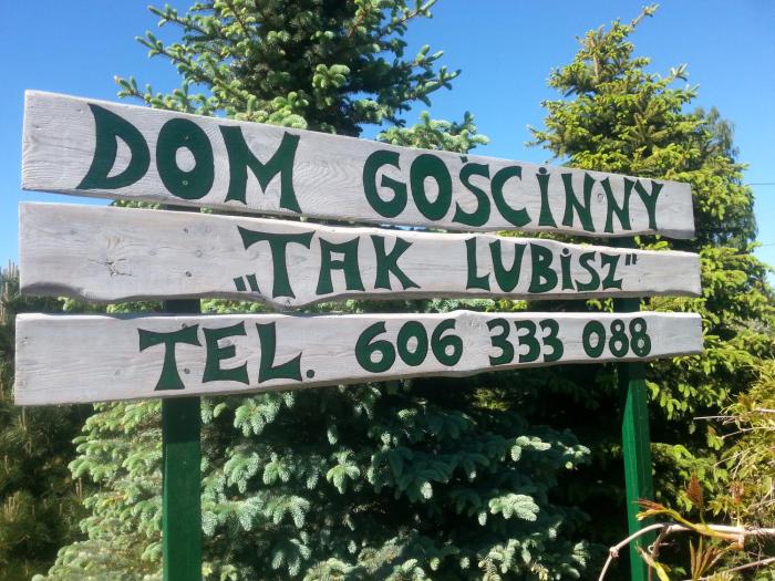 Pokoje Goscinne "Tak Lubisz"