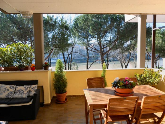 Terrace Overlooking The River