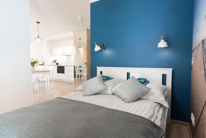 Blue Apartment in vibrant heart of Gdynia