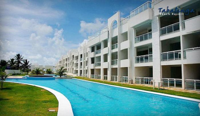Sonia Flats Tabatinga - Flat térreo em condominio à beira mar
