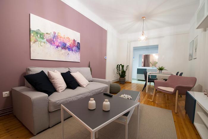 Large, Sunny, Modern apartment fully renovated, next to Agia Sofia