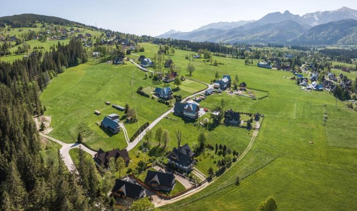 Domek w Roztokach z widokiem na Tatry z sauną